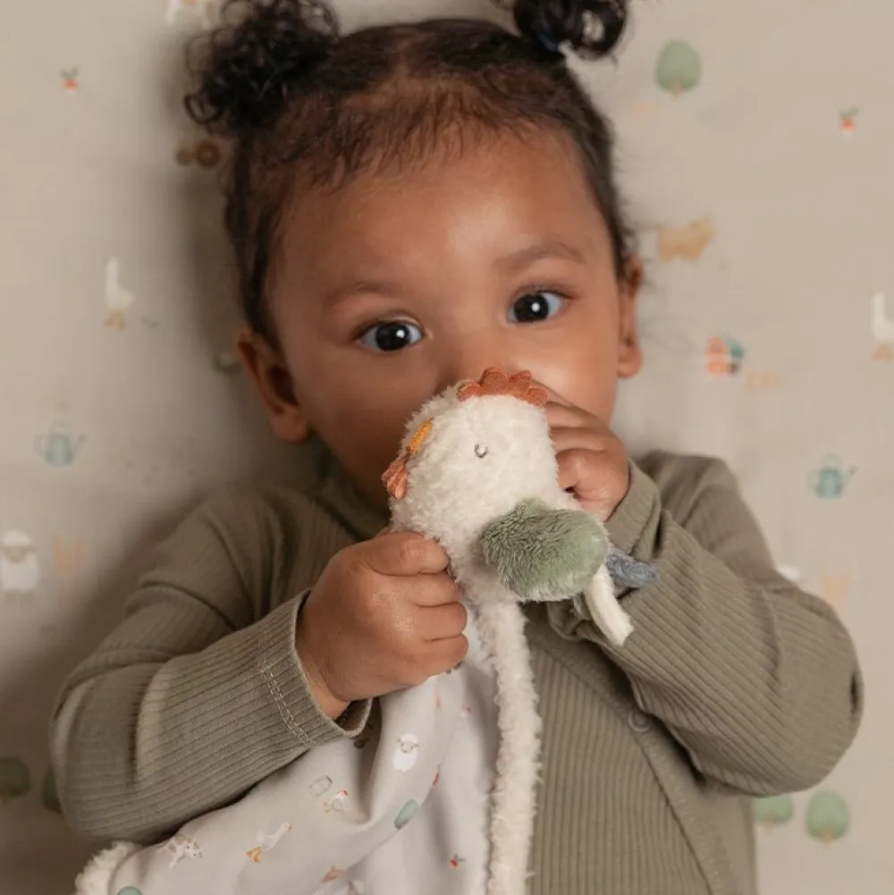 Little Dutch Knuffeldoekje kip Little Farm