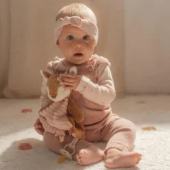 Little Dutch Knuffeldoekje knuffel Hert - Roze - Fairy Garden