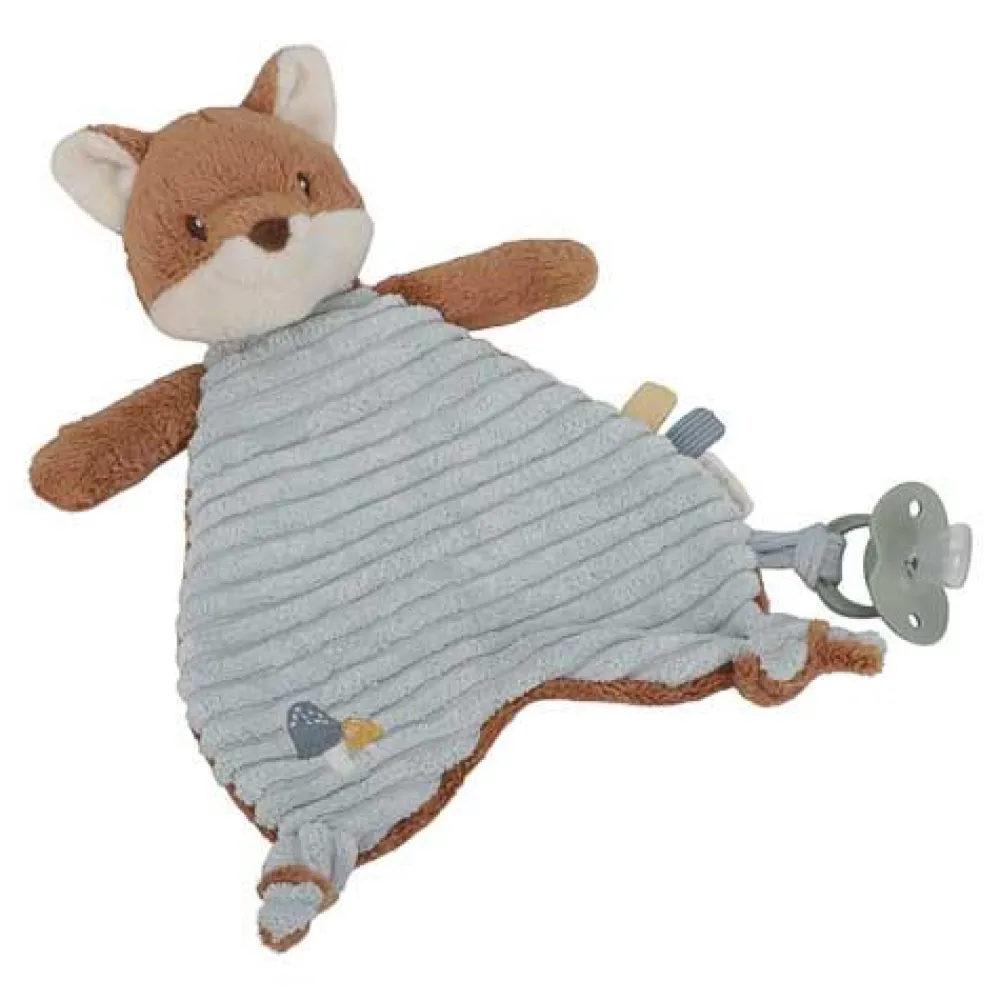 Little Dutch Knuffeldoekje knuffel Vos - Blauw - Forest Friends