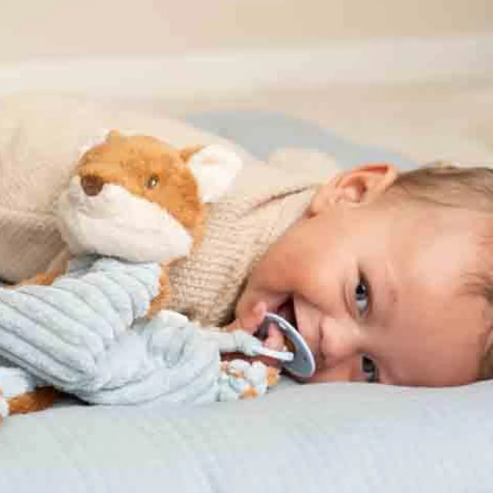 Little Dutch Knuffeldoekje knuffel Vos - Blauw - Forest Friends