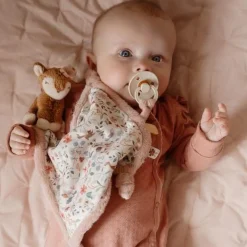 Little Dutch Knuffeldoekje print Hert - Roze - Fairy Garden