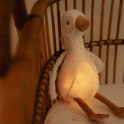 Little Dutch Knuffelgans Licht & Geluid - Wit - Little Goose