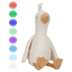 Little Dutch Knuffelgans Licht & Geluid - Wit - Little Goose