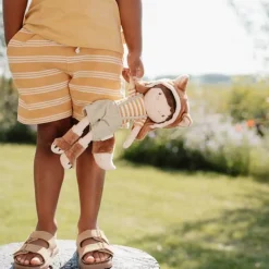 Little Dutch Korte broek - Geel - Forest Friends - Stripe