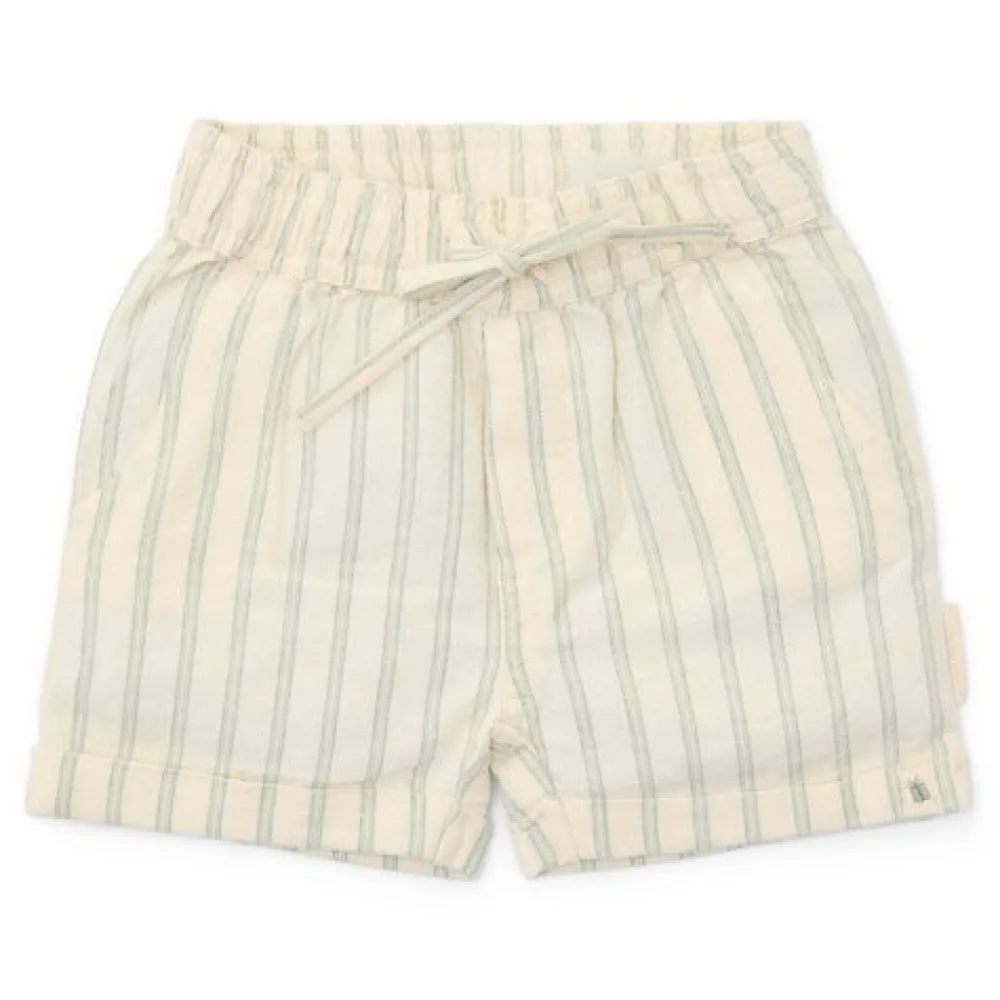 Little Dutch Korte broek - Groen - Forest Friends - Stripe