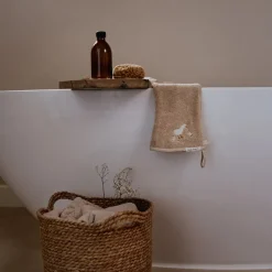 Little Dutch Lange washand - Beige - Newborn Naturals - Little Goose