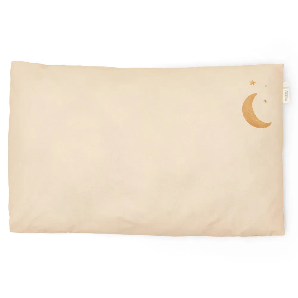 Little Dutch Ledikant dekbedovertrek - Beige - Newborn Naturals - Little Goose