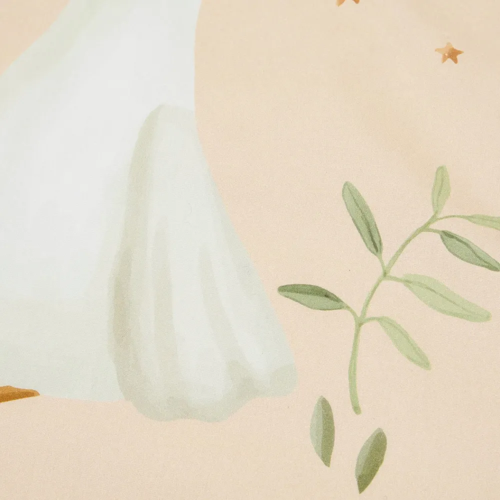 Little Dutch Ledikant dekbedovertrek - Beige - Newborn Naturals - Little Goose