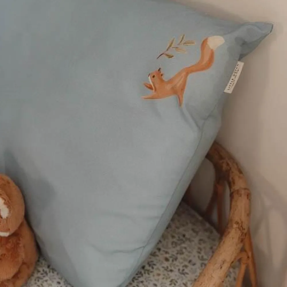 Little Dutch Ledikant dekbedovertrek - Blauw - Forest Friends