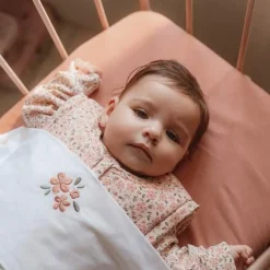 Little Dutch Ledikant hoeslaken - Roze - Essentials