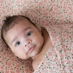 Little Dutch Ledikant hoeslaken - Roze - Fairy Garden - Fairy Floral