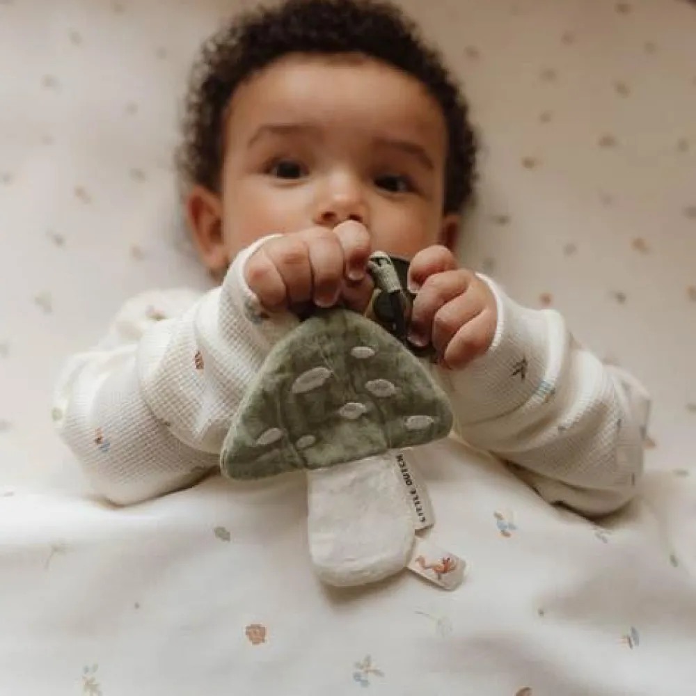 Little Dutch Ledikant hoeslaken - Wit - Forest Friends - Forest Treasures