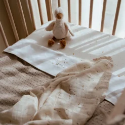 Little Dutch Ledikant hoeslaken - Wit - Newborn Naturals - Little Goose