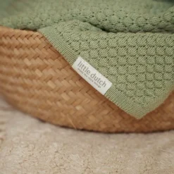 Little Dutch Ledikantdeken - Groen - Essentials