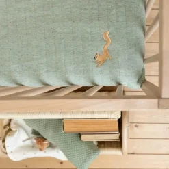 Little Dutch Ledikantdeken - Groen - Forest Friends