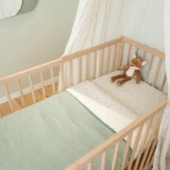 Little Dutch Ledikantdeken - Groen - Forest Friends