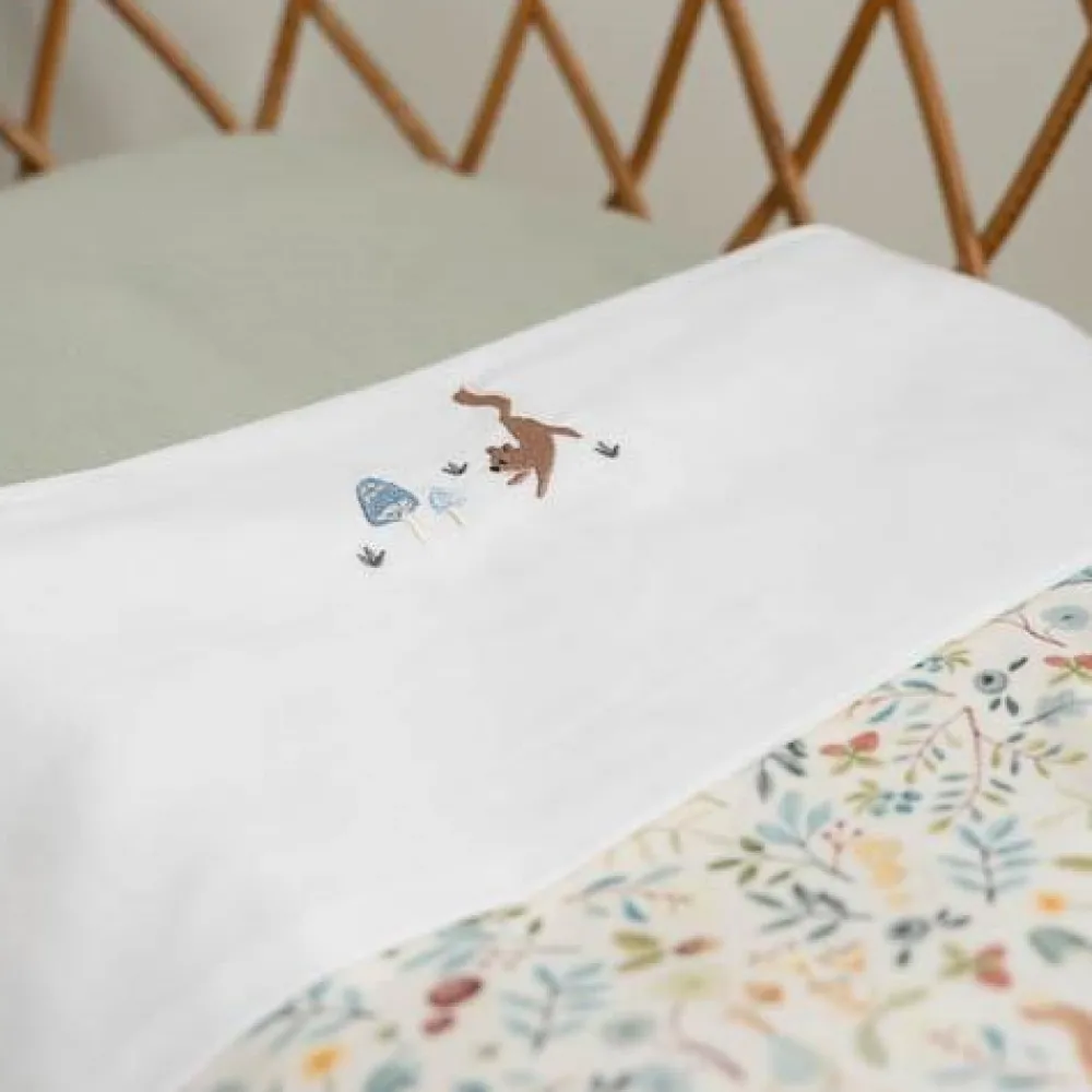 Little Dutch Ledikantlaken - Wit - Forest Friends