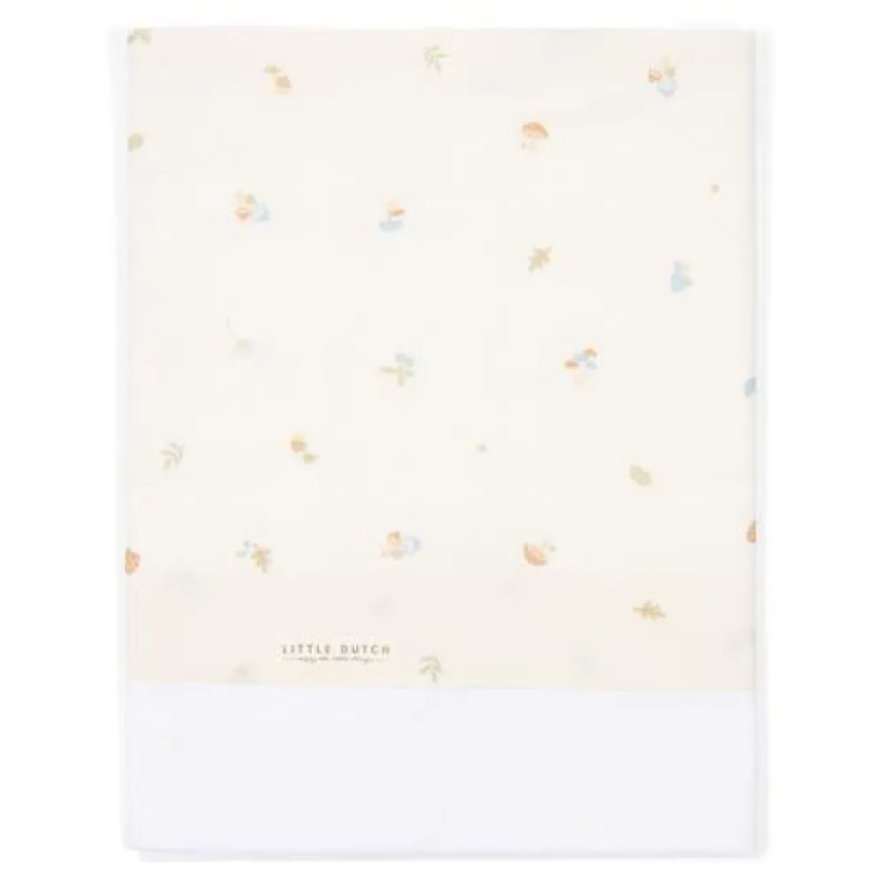 Little Dutch Ledikantlaken - Wit - Forest Friends - Forest Treasures