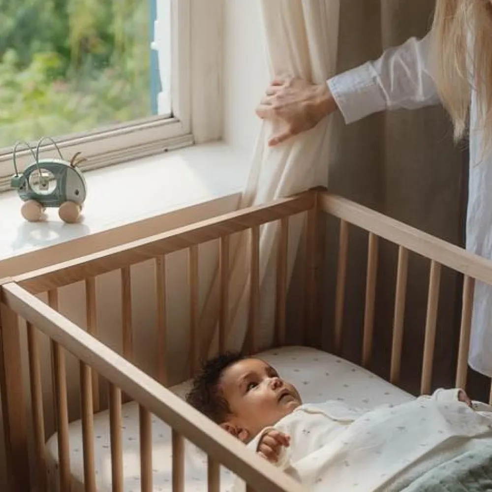 Little Dutch Ledikantlaken - Wit - Forest Friends - Forest Treasures