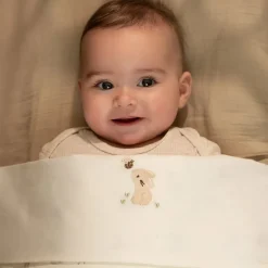 Little Dutch Ledikantlaken - Wit - Newborn Naturals - Baby Bunny