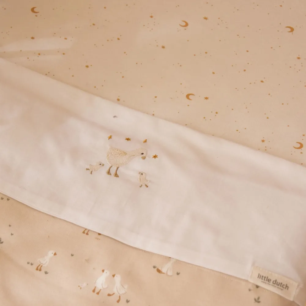 Little Dutch Ledikantlaken - Wit - Newborn Naturals - Little Goose