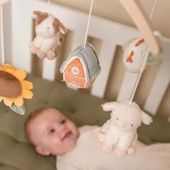 Little Dutch Houten muziekmobiel Little Farm