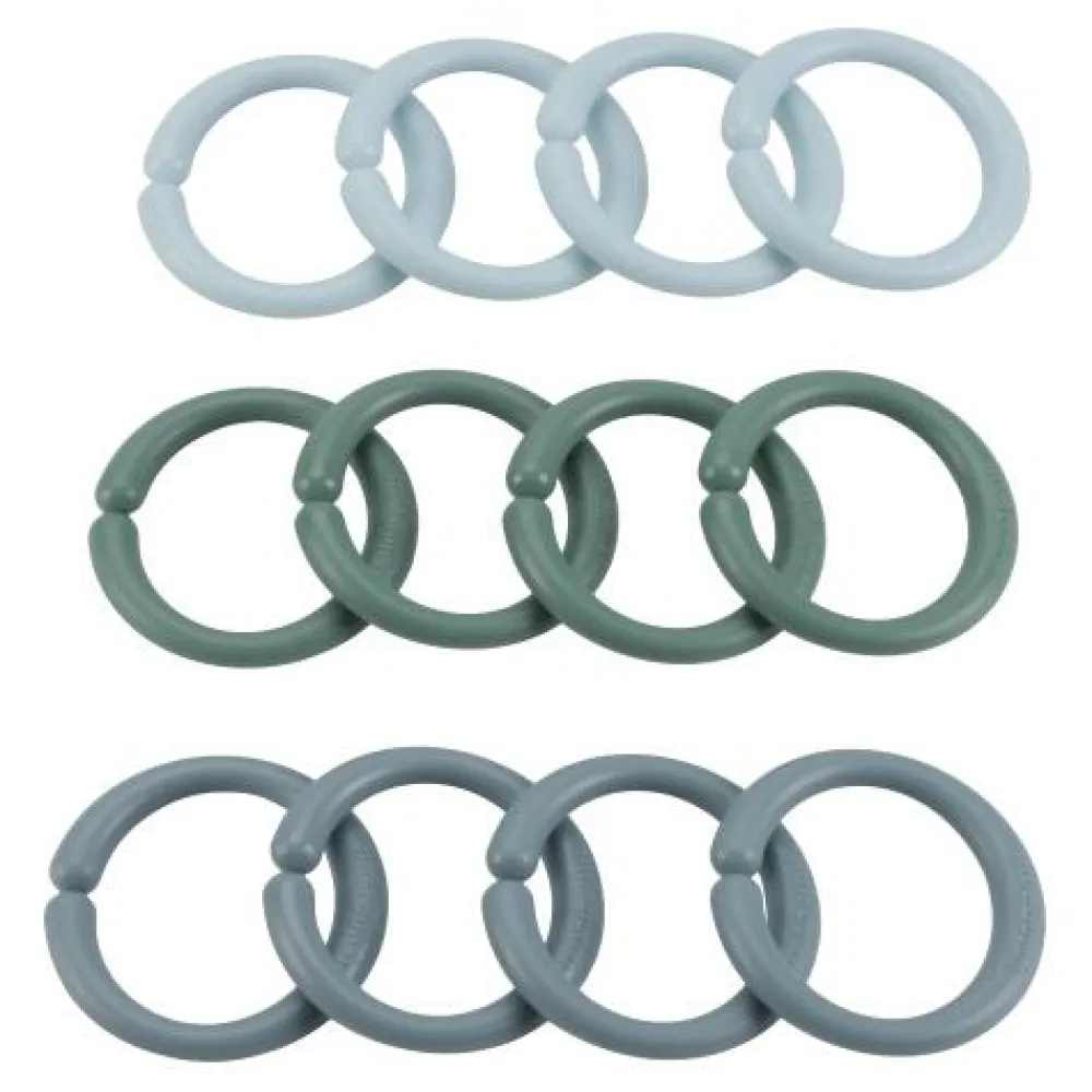 Little Dutch Little Loops speelgoedringen - Blauw - Forest Friends