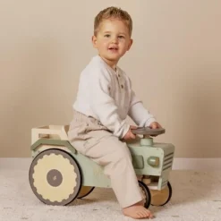 Little Dutch Loopauto - Groen - Little Farm