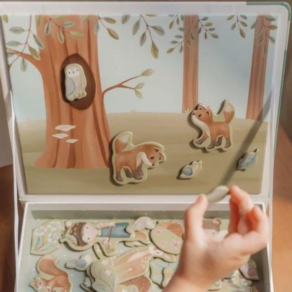 Little Dutch Magnetisch speelbord - Meerkleurig - Forest Friends