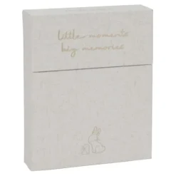 Little Dutch Mijlpaal kaarten - Beige - Baby Bunny - EN