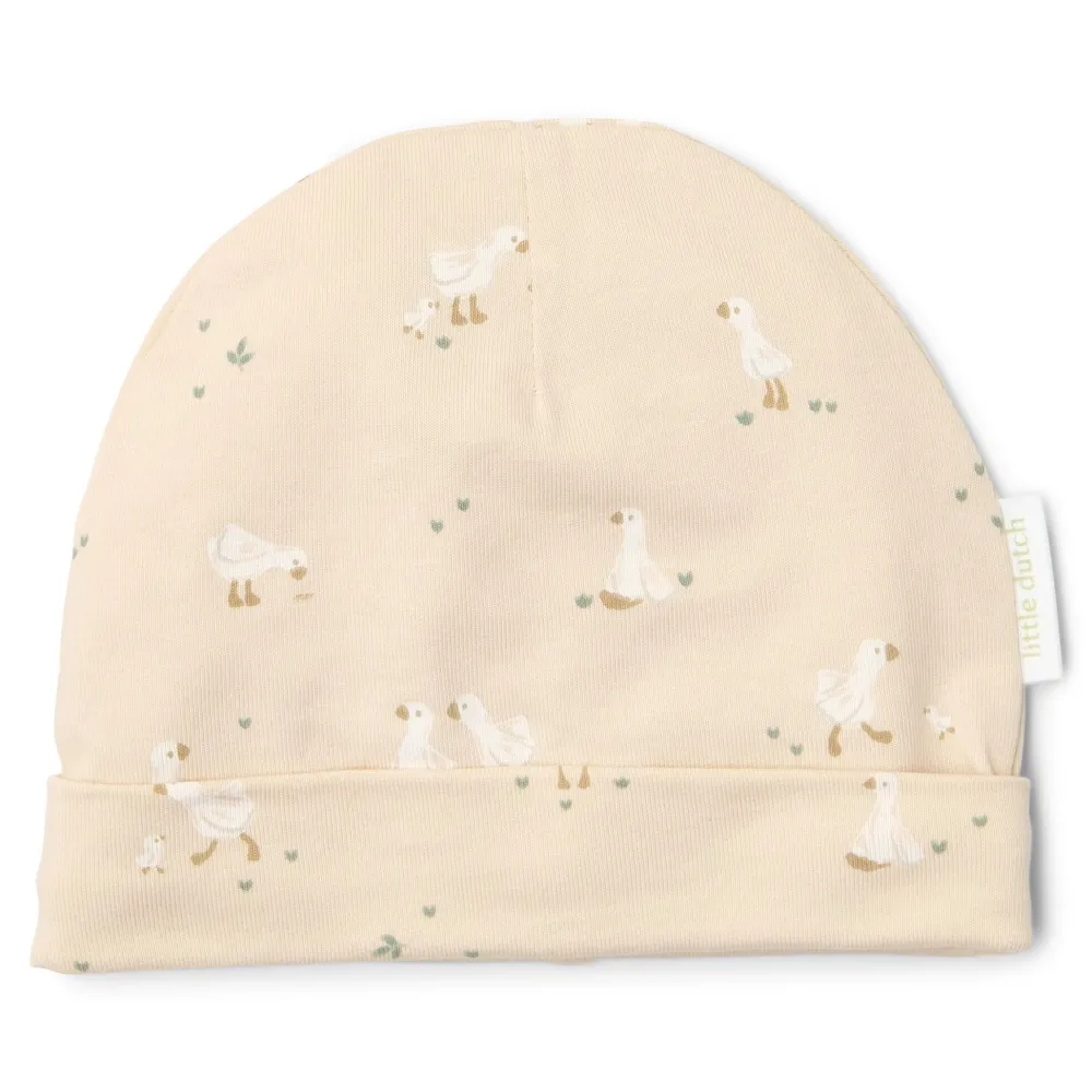 Little Dutch Mutsje - Beige - Newborn Naturals - Little Goose