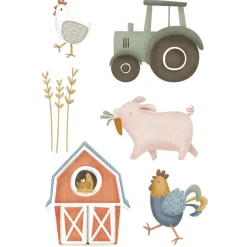 Little Dutch Muurstickers - Meerkleurig - Little Farm