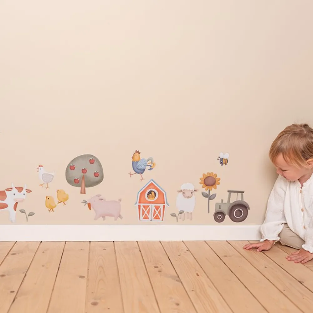 Little Dutch Muurstickers - Meerkleurig - Little Farm
