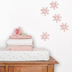 Little Dutch Muurstickers - Roze - Fairy Garden