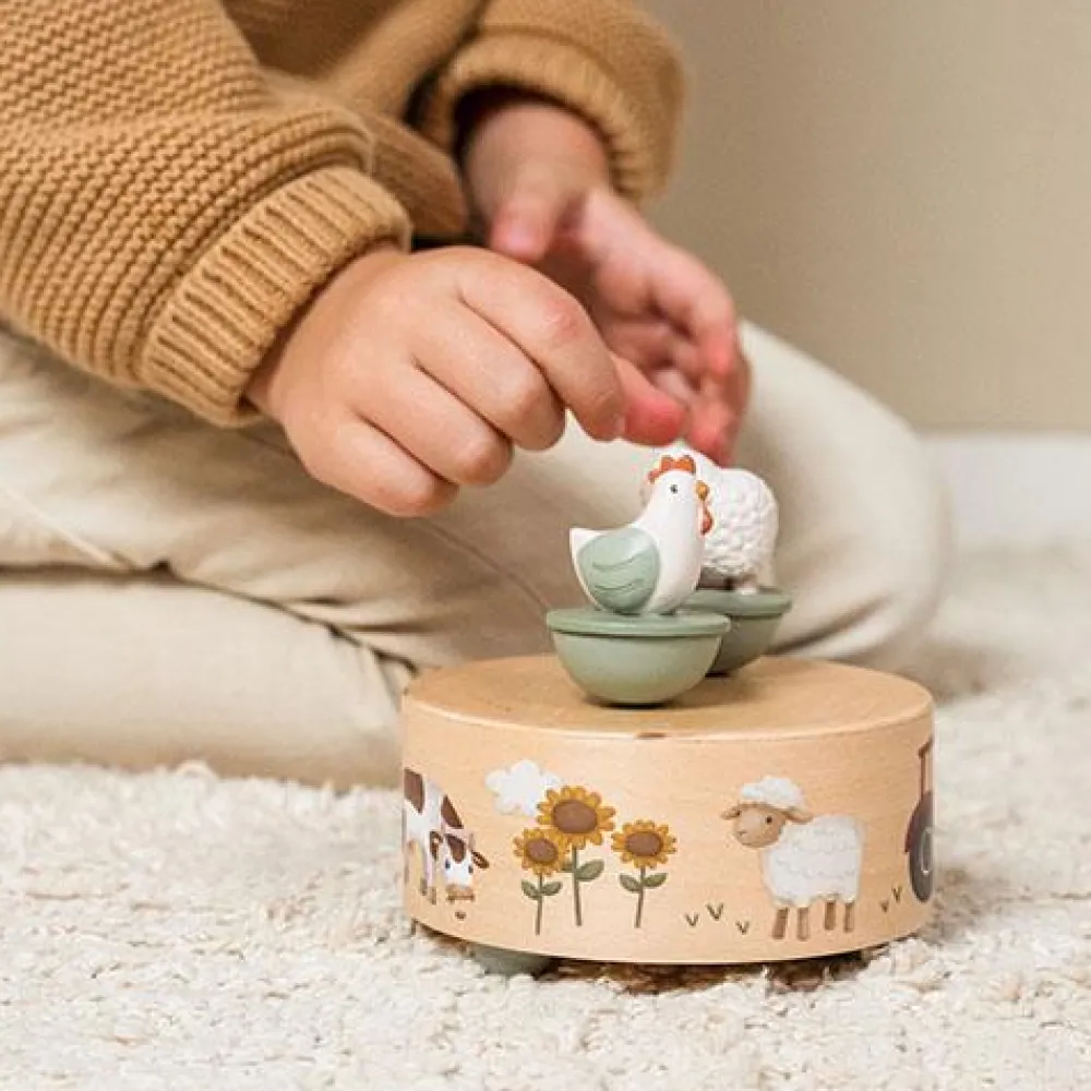 Little Dutch Muziekdoosje - Groen - Little Farm