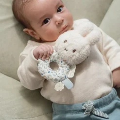 Little Dutch nijntje rammelaar - Blauw - Lucky Leaves