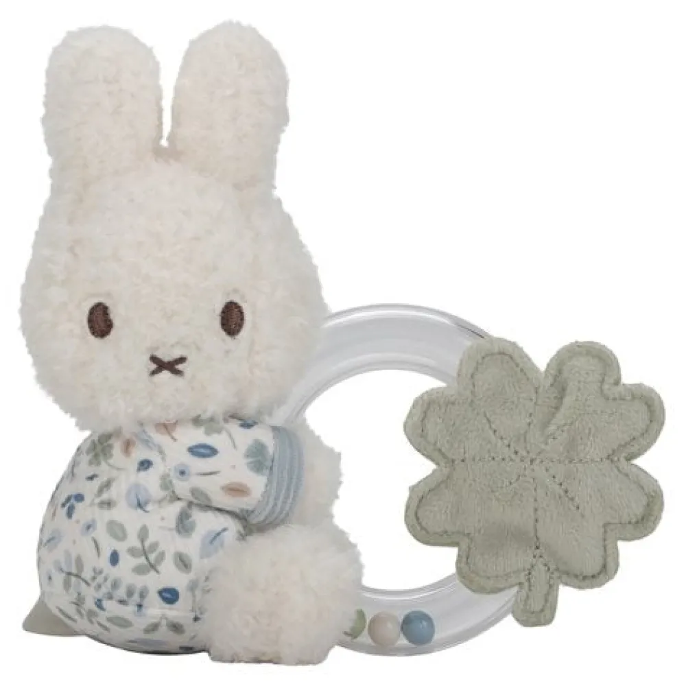 Little Dutch nijntje ringrammelaar - Blauw - Lucky Leaves