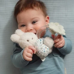 Little Dutch nijntje ringrammelaar - Blauw - Lucky Leaves