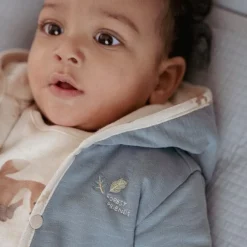 Little Dutch Omkeerbaar jasje - Blauw - Forest Friends