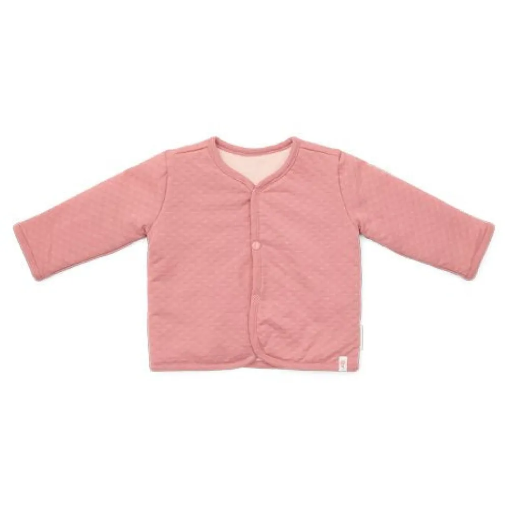 Little Dutch Omkeerbaar jasje - Roze - Fairy Garden