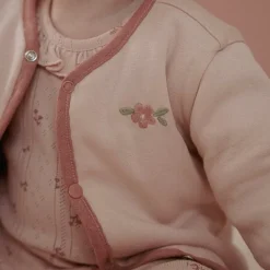 Little Dutch Omkeerbaar jasje - Roze - Fairy Garden