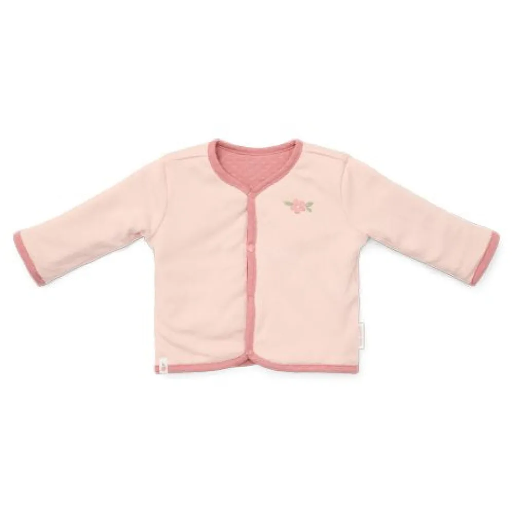 Little Dutch Omkeerbaar jasje - Roze - Fairy Garden