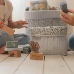 Little Dutch Opbergmand groot - Blauw - Forest Friends - Forest Adventure