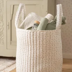 Little Dutch Opbergmand groot - Groen - Essentials - Blueberry Leaves