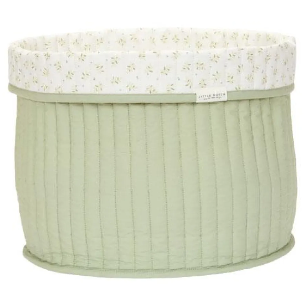 Little Dutch Opbergmand groot - Groen - Essentials - Blueberry Leaves