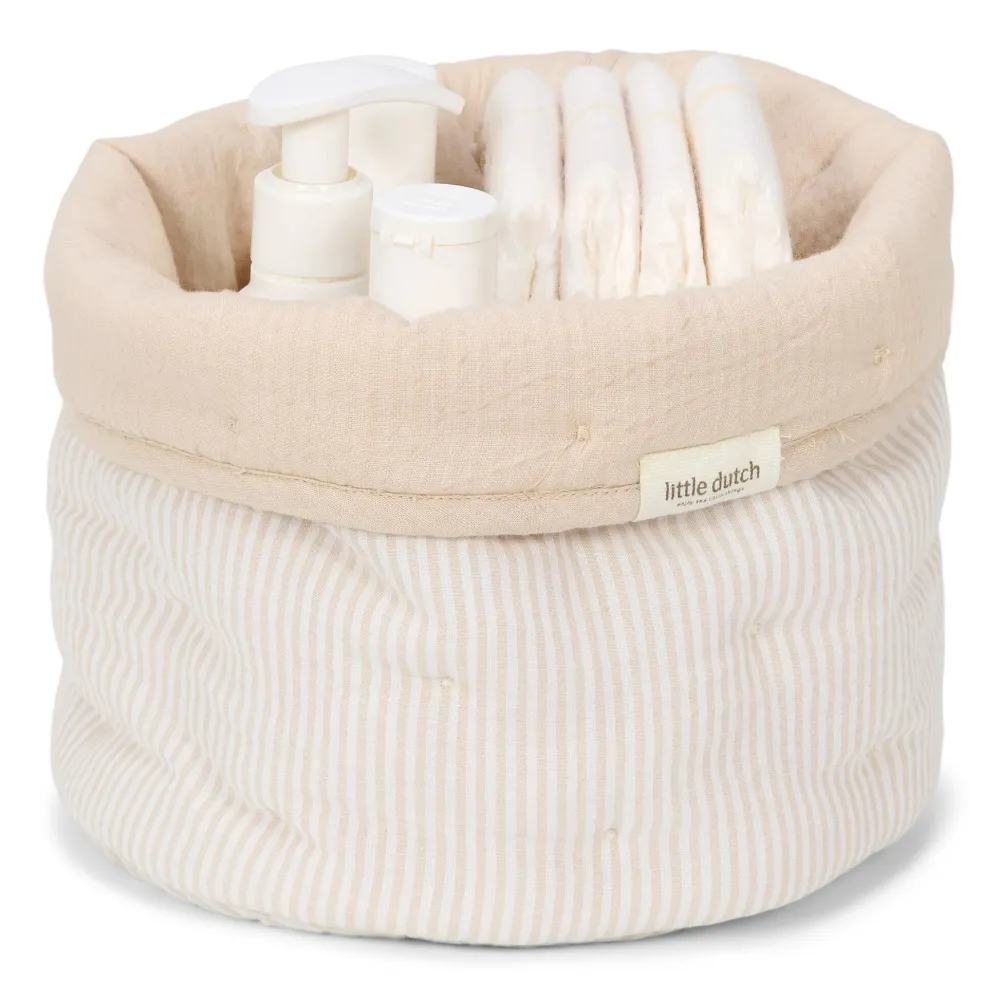 Little Dutch Opbergmand klein - Beige - Essentials