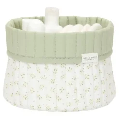 Little Dutch Opbergmand klein - Groen - Essentials - Blueberry Leaves