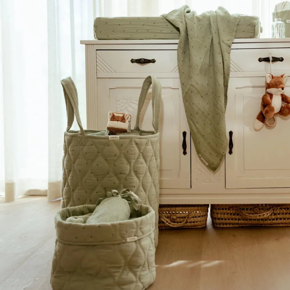 Little Dutch Opbergmand medium - Groen - Essentials