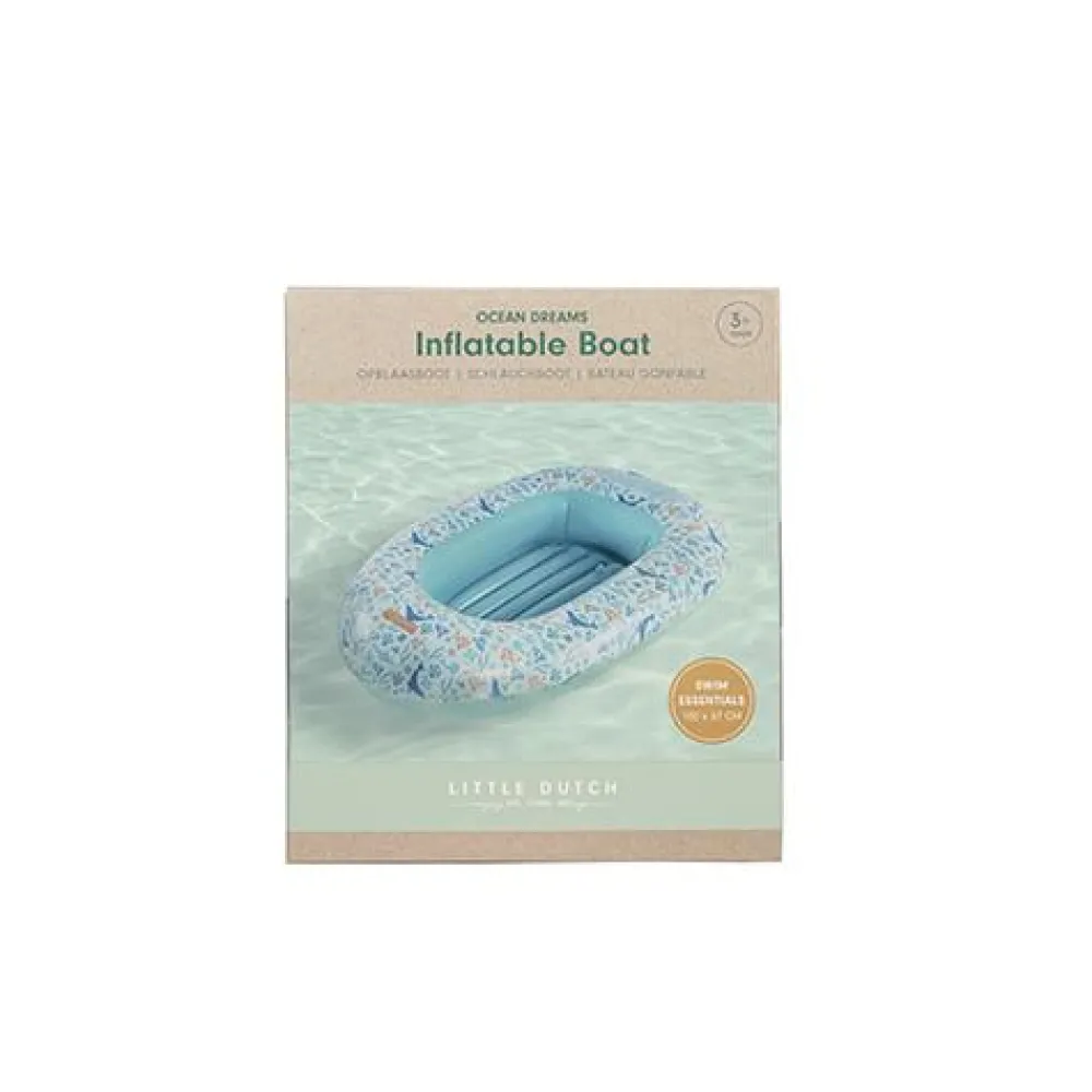 Little Dutch Opblaasboot - Blauw - Ocean Dreams