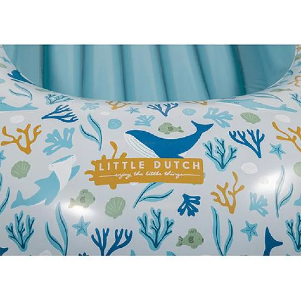 Little Dutch Opblaasboot - Blauw - Ocean Dreams